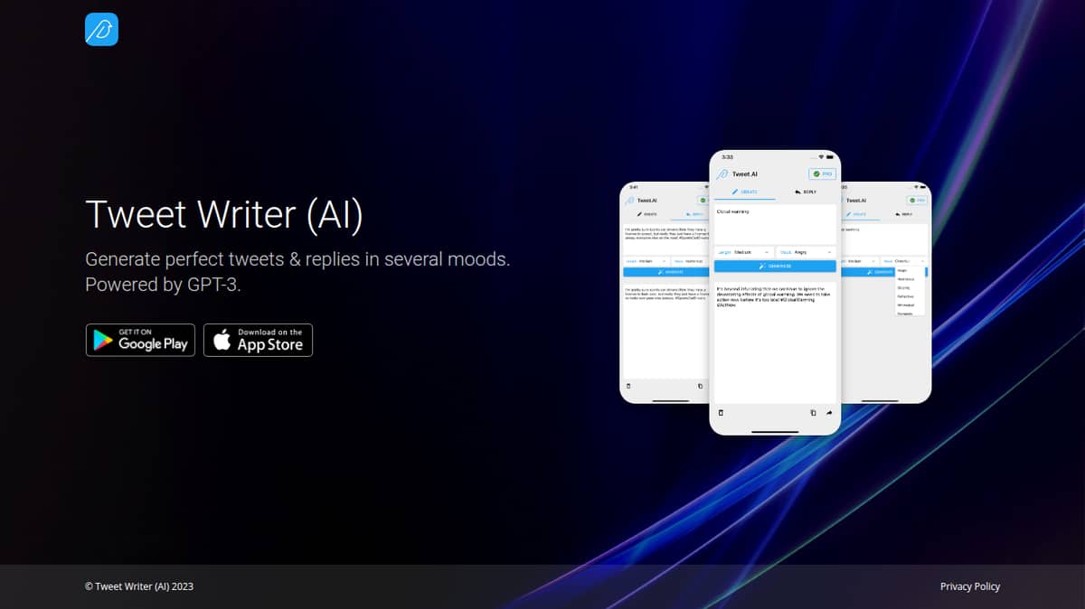 Tweet Writer (AI) (formerly Twitter AI)