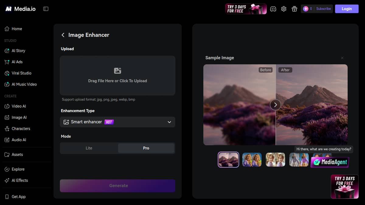 Img Sharpen By Media.io