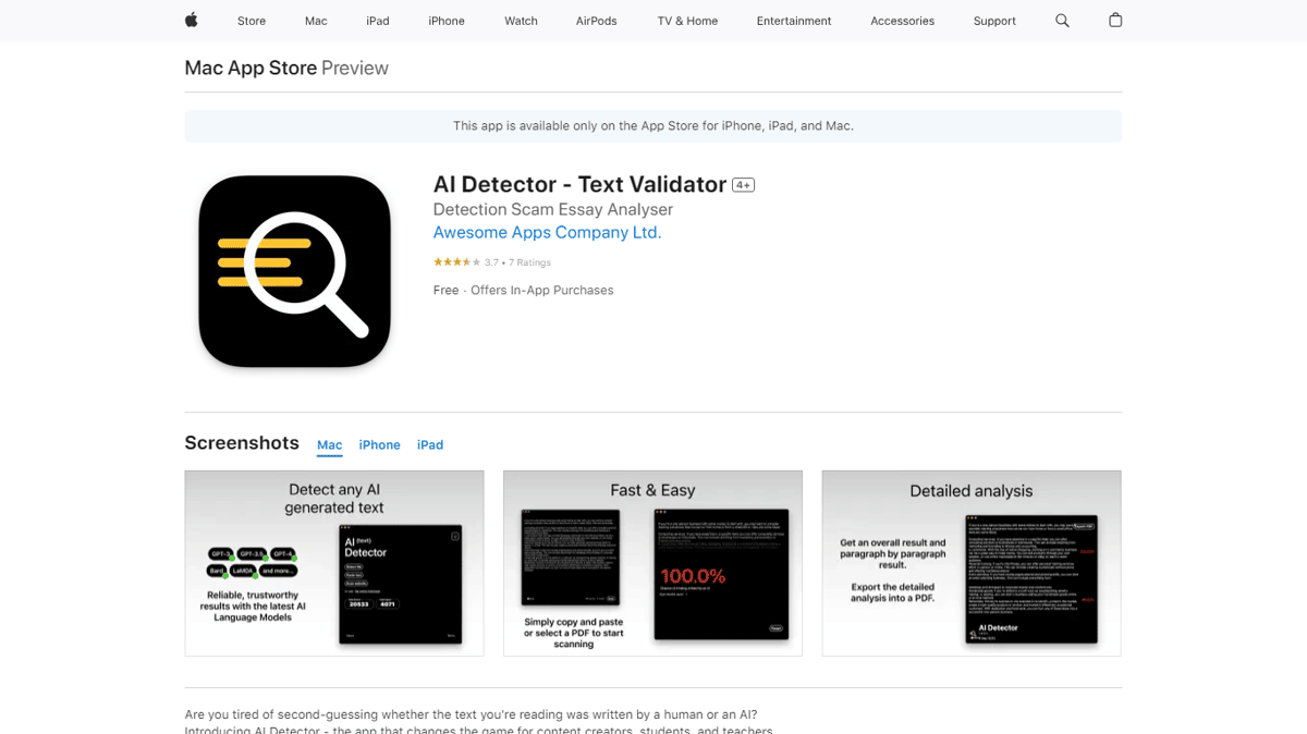AI Detector & Humanizer (formerly AI Detector - Text Validator)