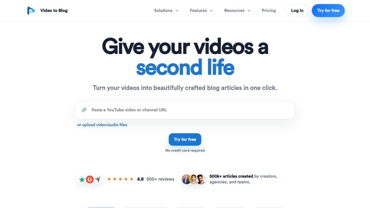 Video To Blog