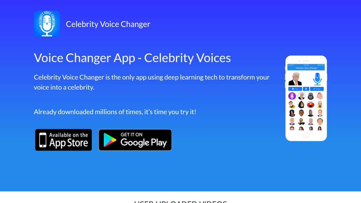 Voice Changer App - Celebrity Voices