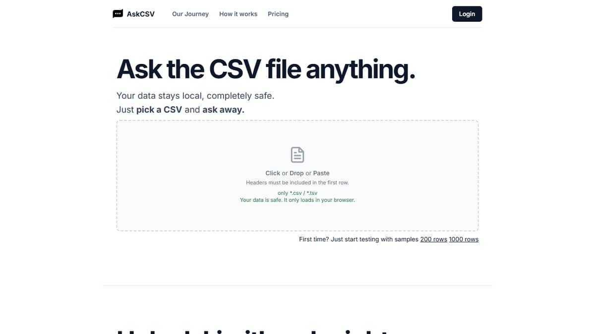 AskCSV