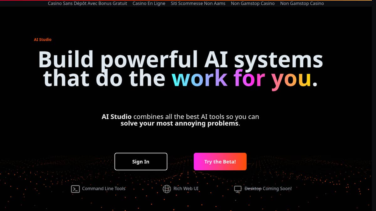 AI Studio (formerly AI Stud)