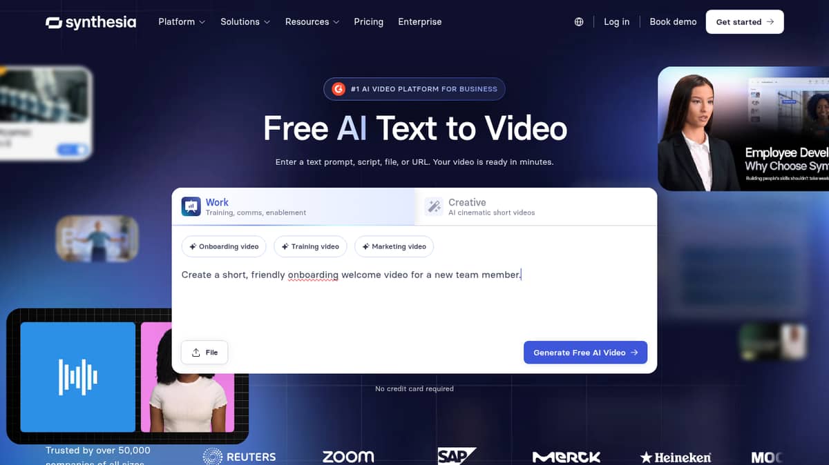 Ethical Deepfake Maker | Synthesia