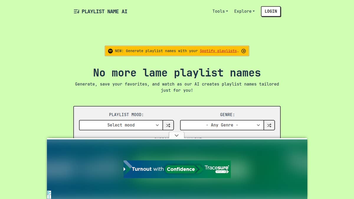 PlaylistName AI