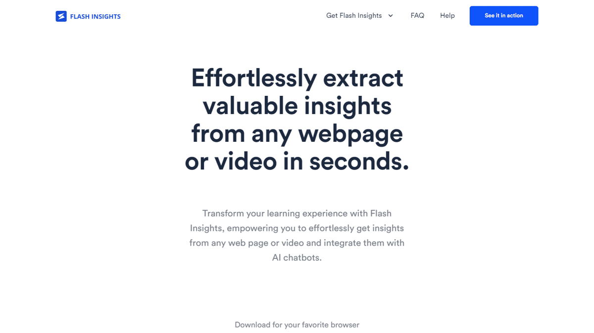 Flash Insights