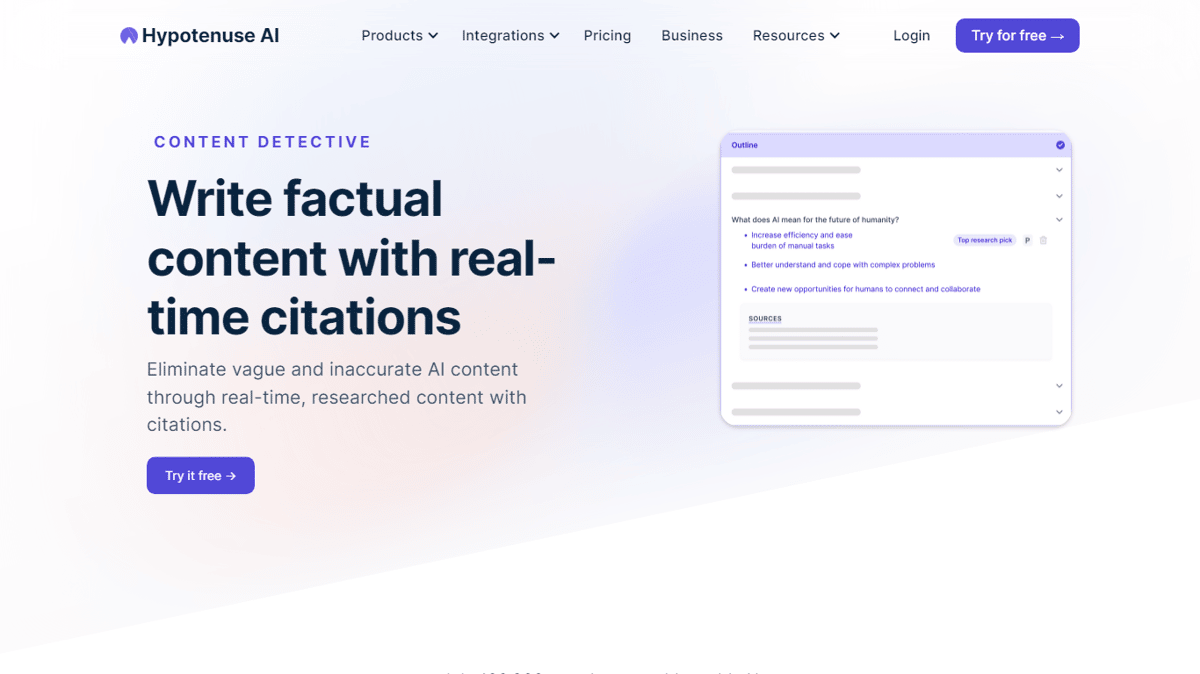 Content Detective - Hypotenuse AI