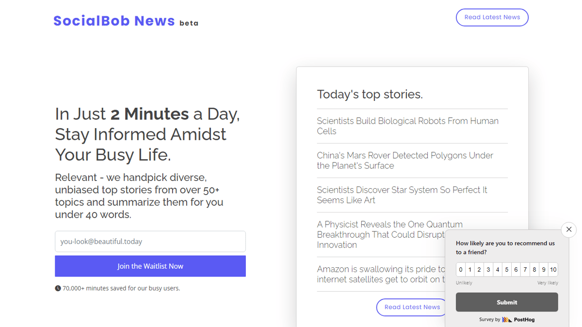 SocialBob News
