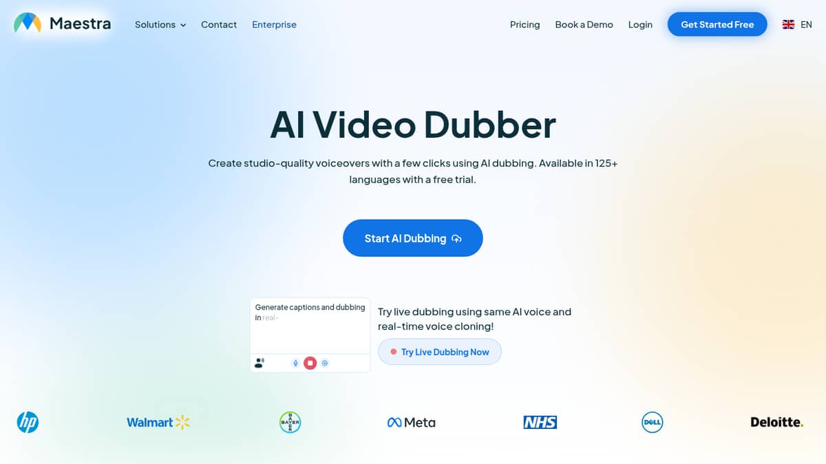 Video Dubber - Maestra
