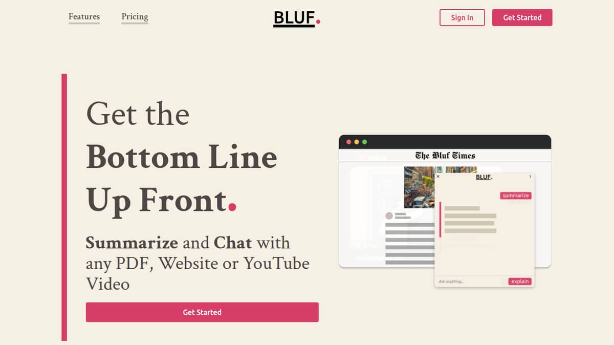 BLUF