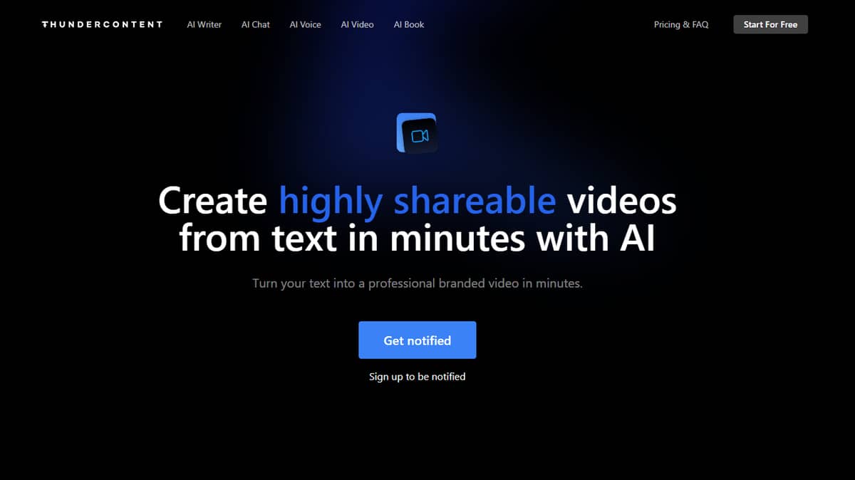 AI Video Editor - Thundercontent