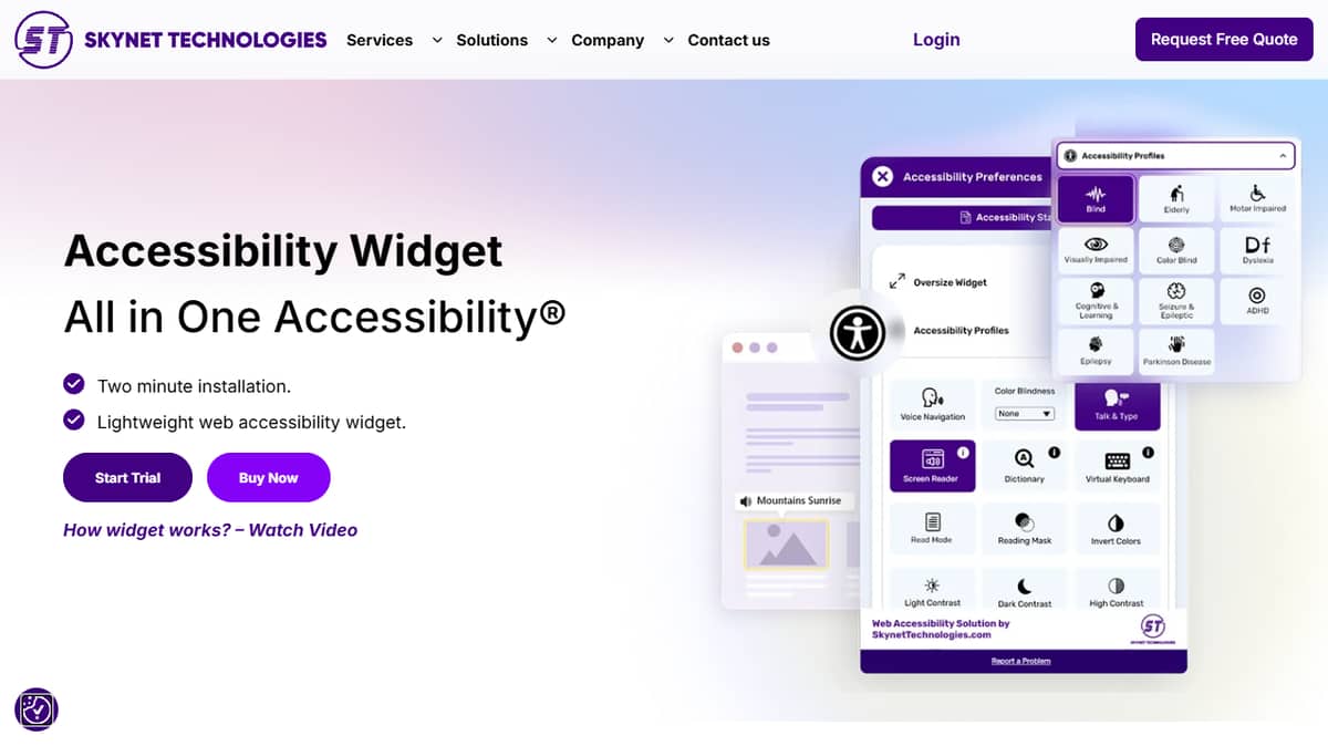 All in One Accessibility PRO
