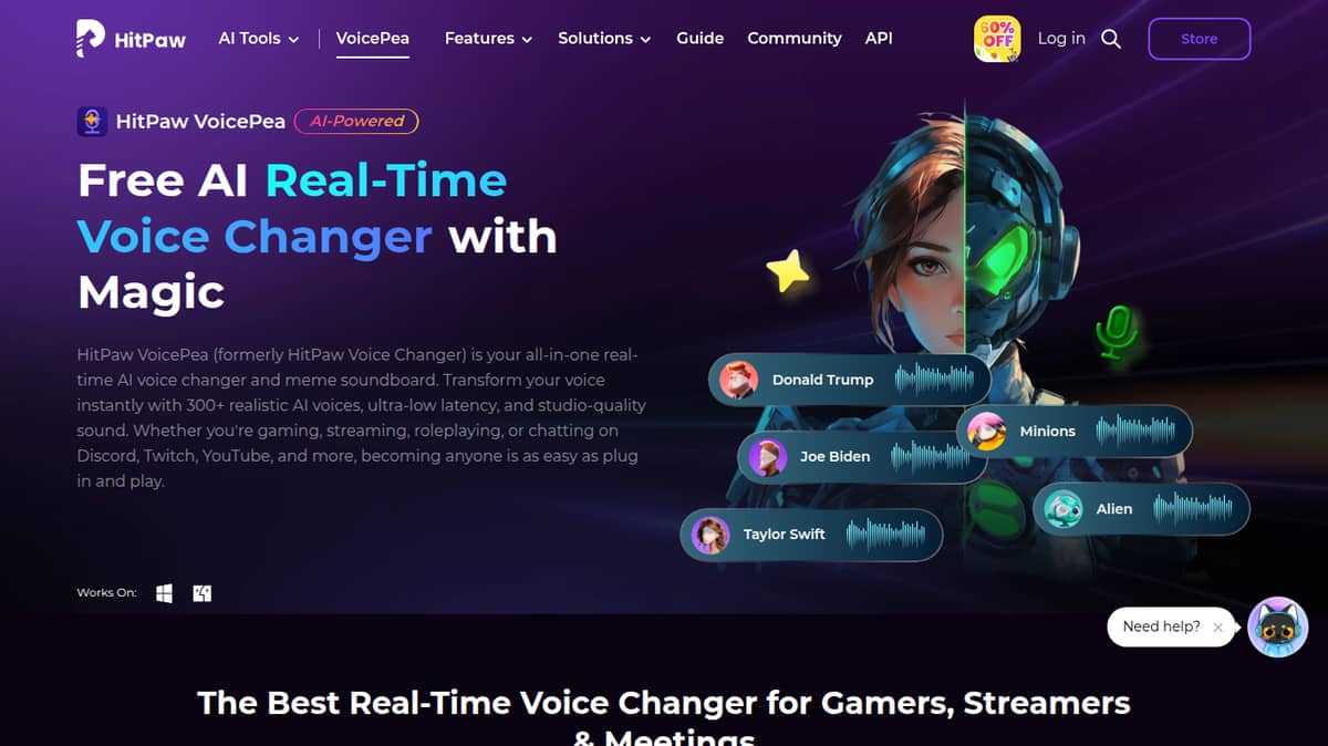 HitPaw VoicePea (formerly HitPaw Voice Changer)