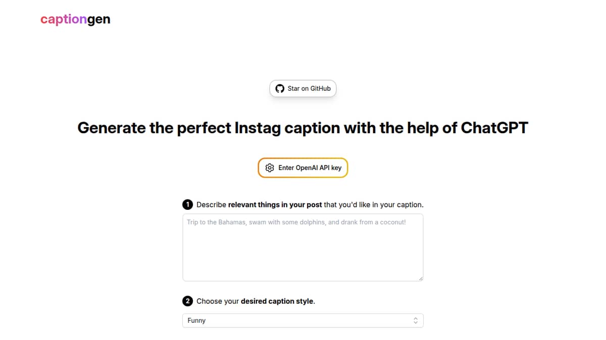 Captiongen