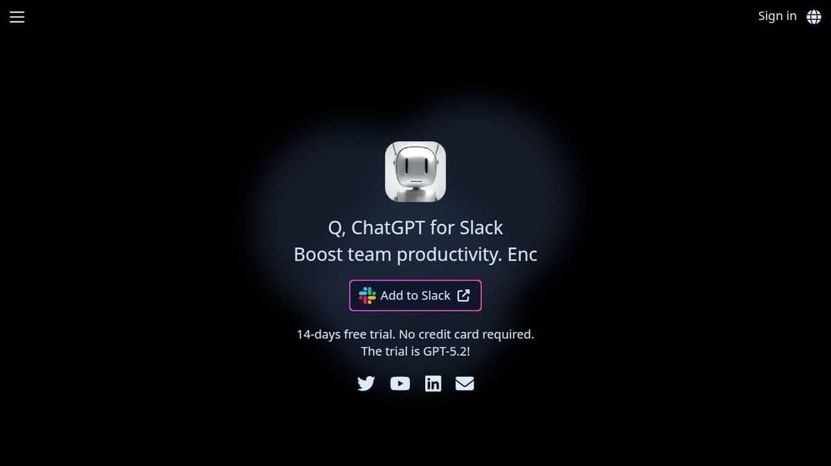 Q, ChatGPT for Slack