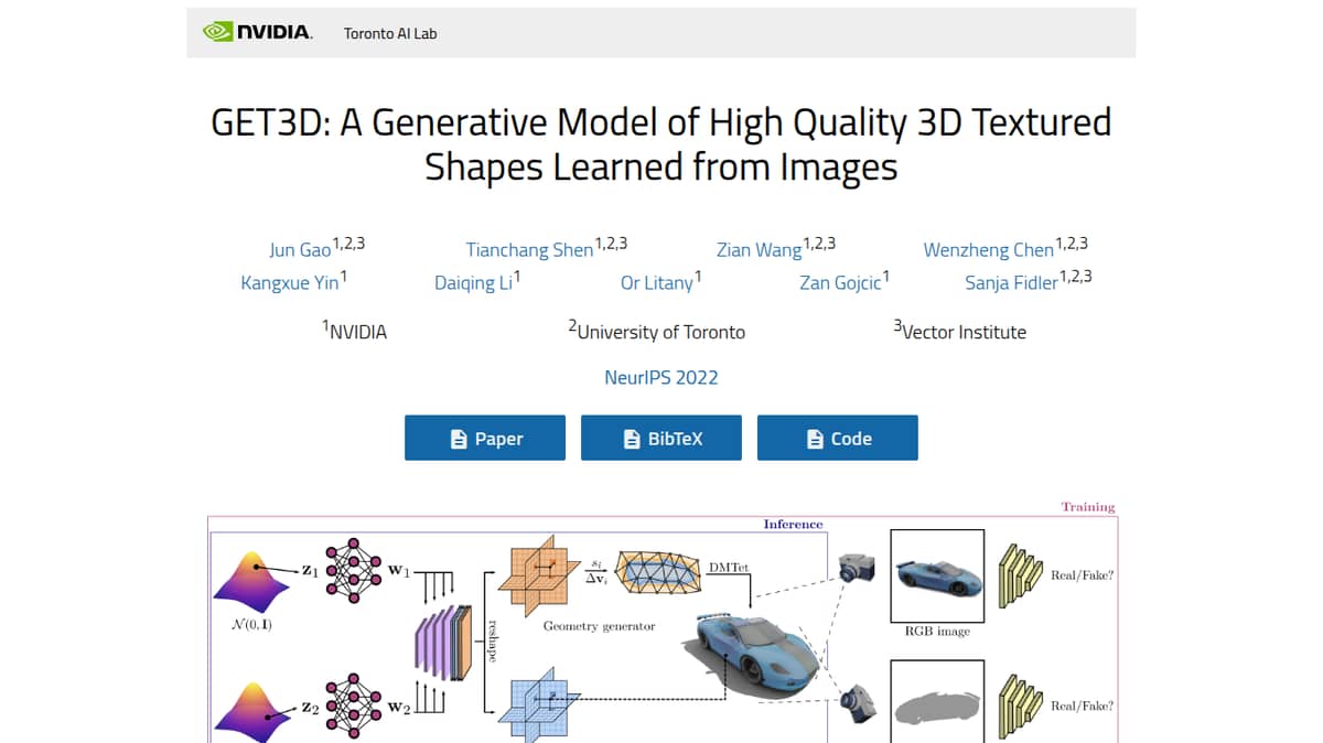 GET3D | Nvidia