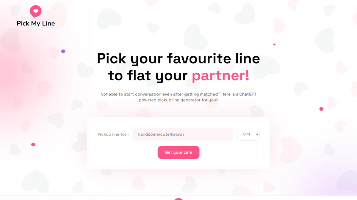 Pickmyline