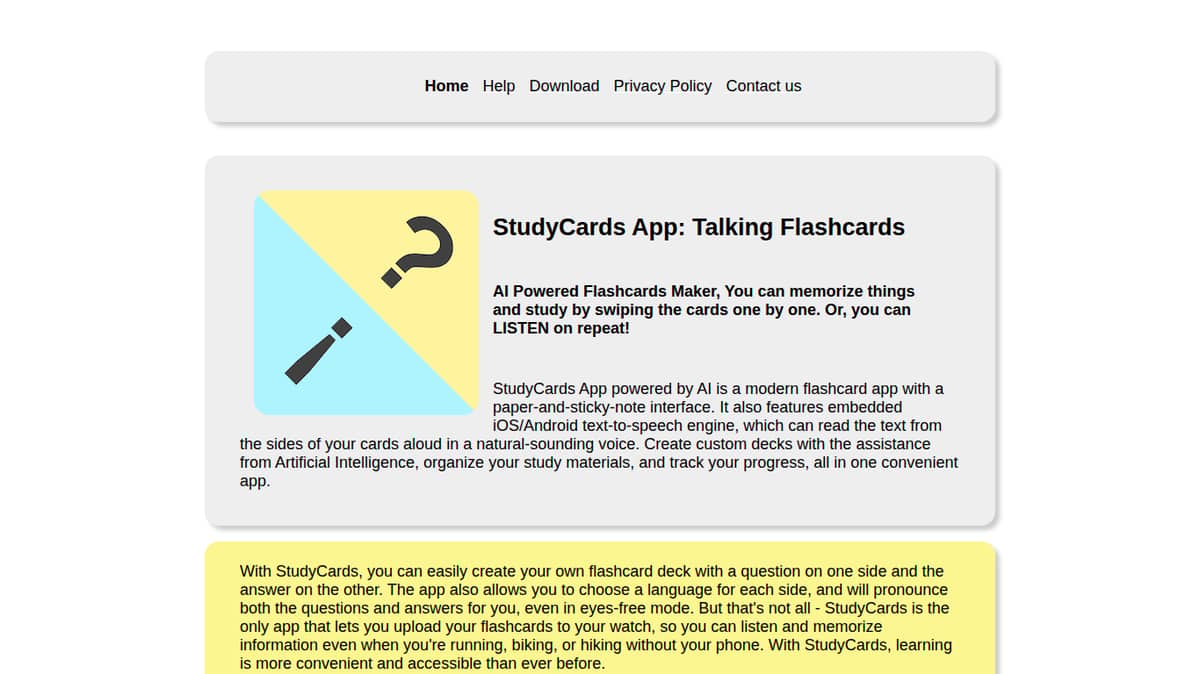 StudyCards App