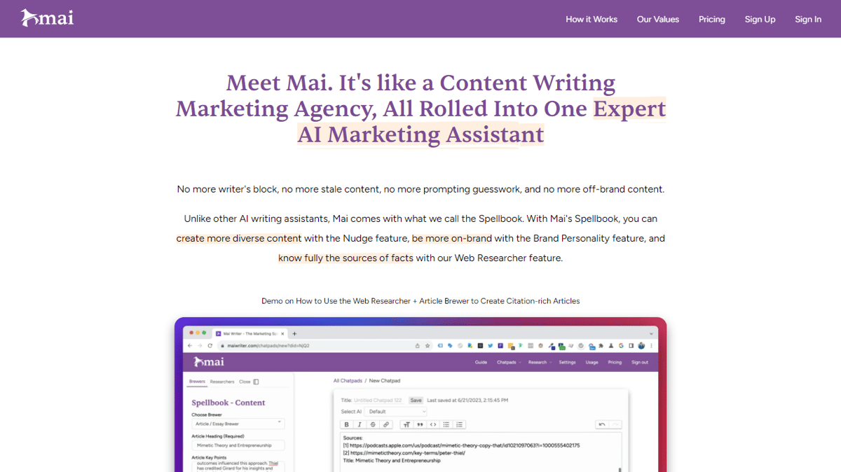 Mai Writer