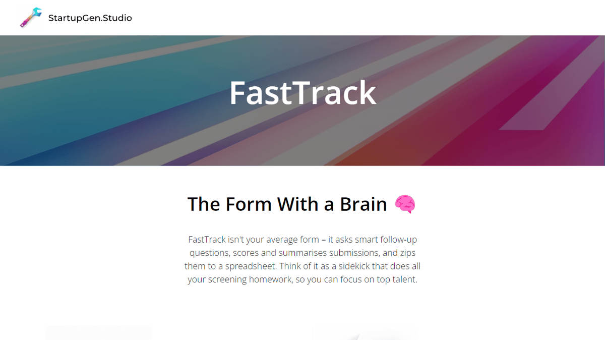 FastTrack | Startupgen.Studio
