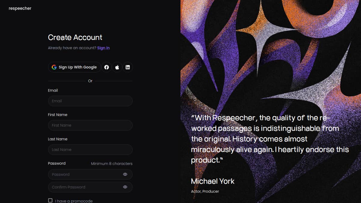 Respeecher Voice Marketplace
