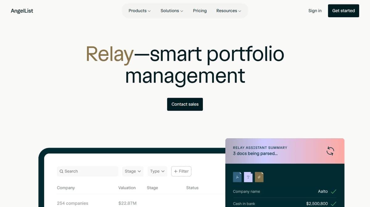 Relay | AngelList
