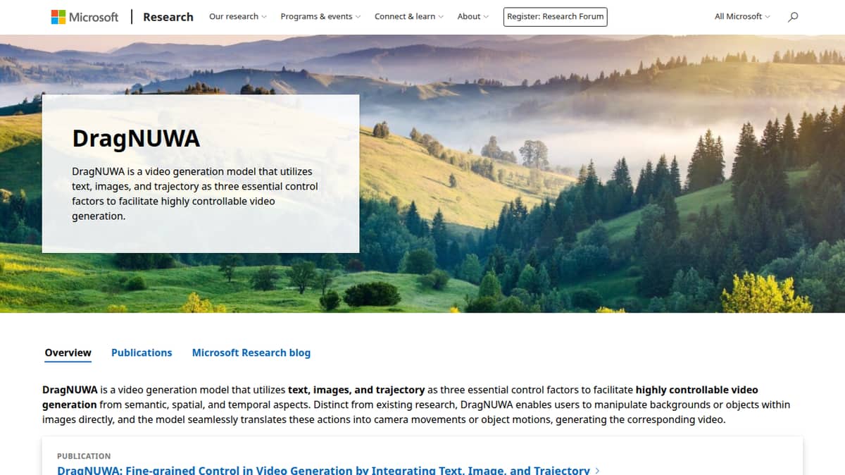 DragNUWA - Microsoft