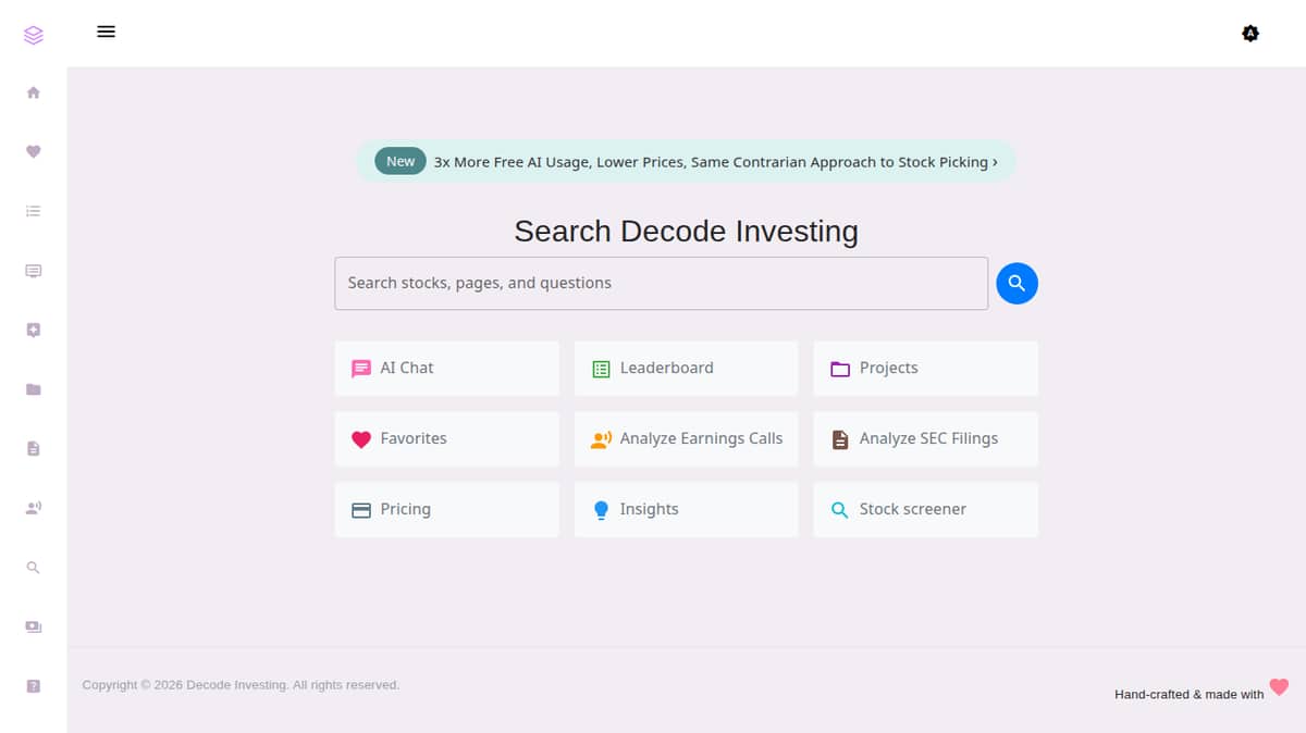 Decode Investing