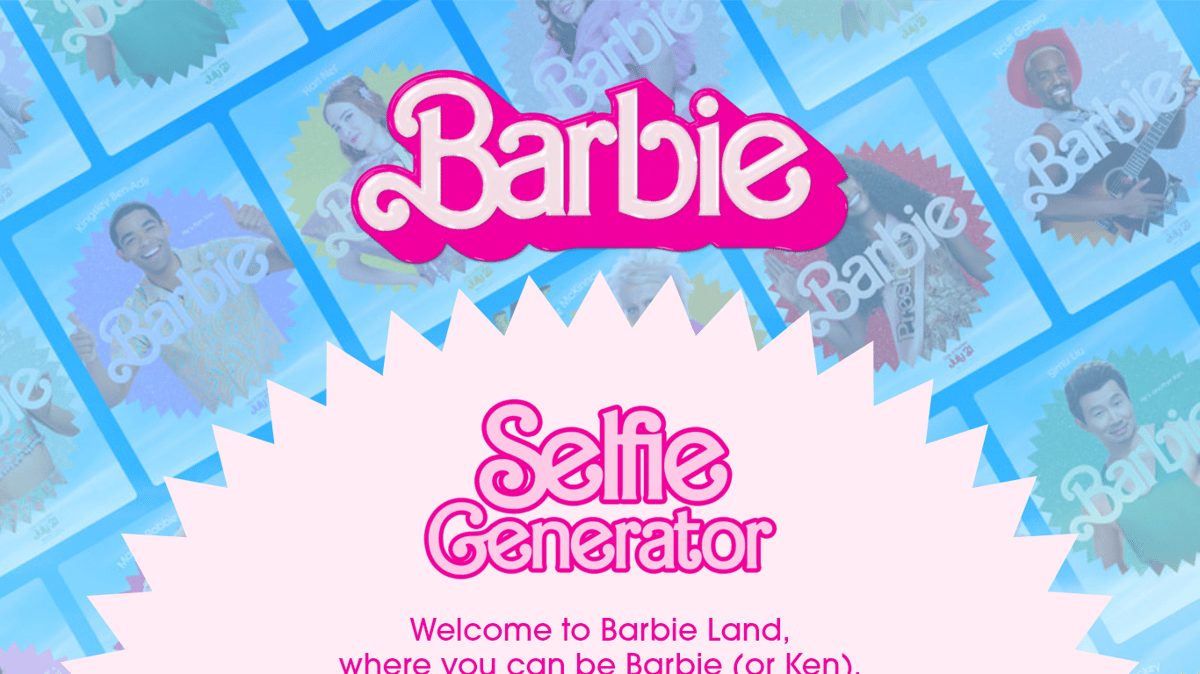 Barbie Selfie Generator