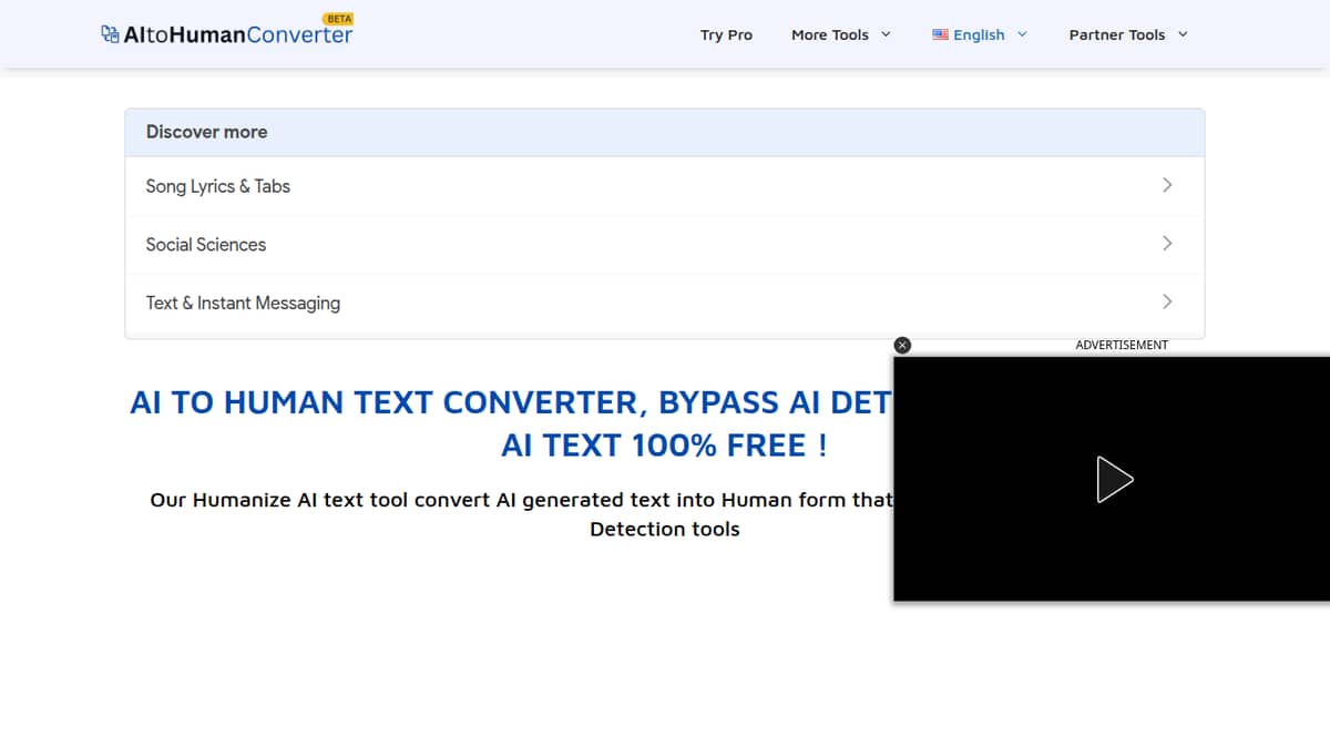 AI to Human Text Converter 