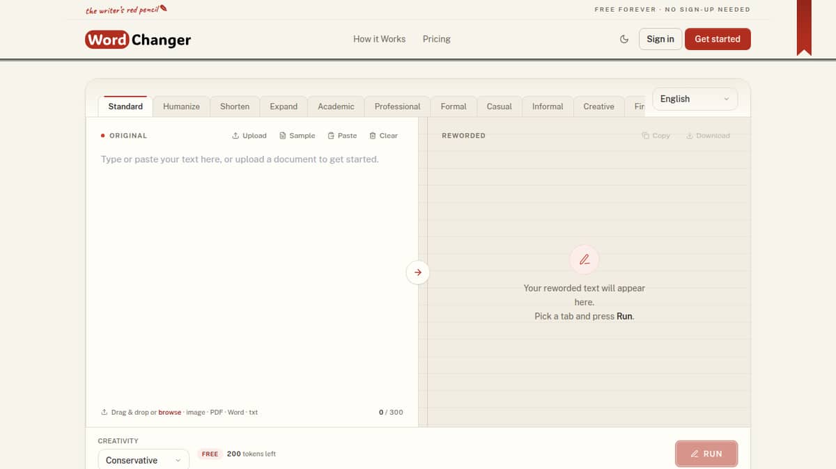 AI Word Changer