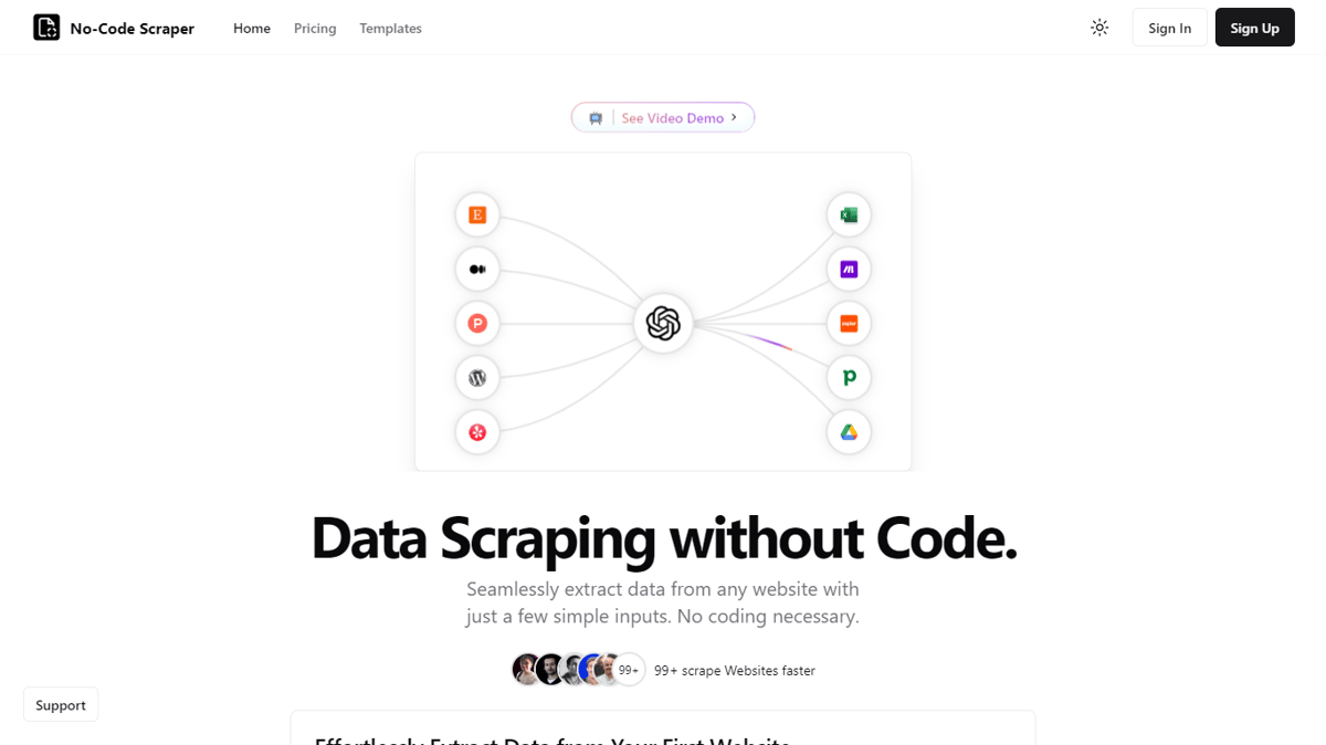 No-Code Scraper